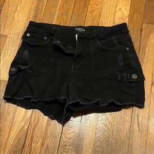 Timex Women's Black Cargo Shorts